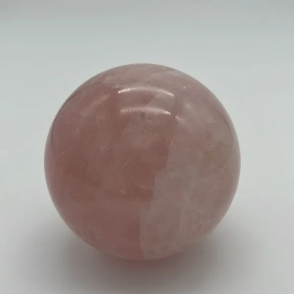 Rose Quartz Pink Sphere - ~ 2.25 lbs - Picture 3 of 10